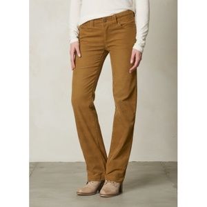 prAna Corduroy 5 Pocket Pants Caramel Tan 12